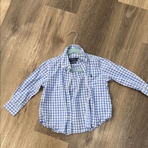 Polo by Ralph Lauren Kids Blue Gingham Shirt